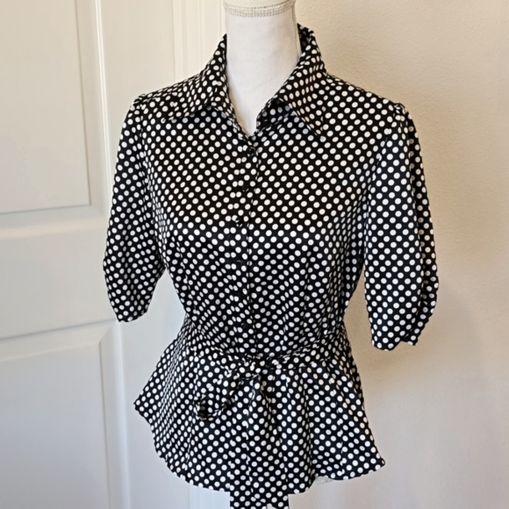 🍃 MI IT Petite top shirt blouse Sz PL